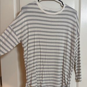 Elegant Striped Long Sleeve Top